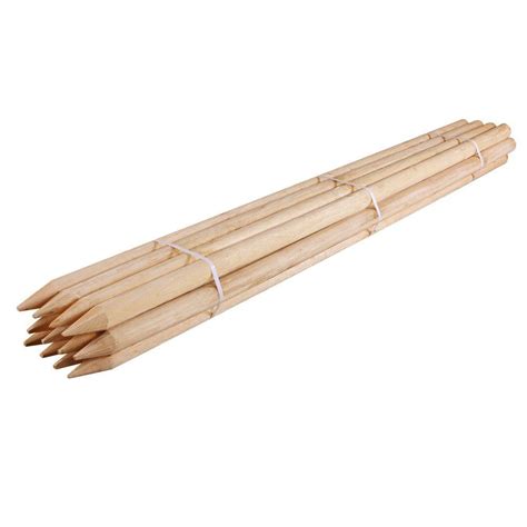 wooden stakes home depot|6.